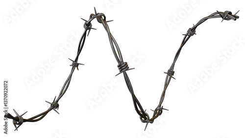 Obraz na płótnie barbed wire png