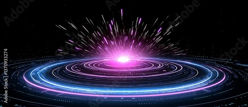 Neon Energy Burst Vortex.