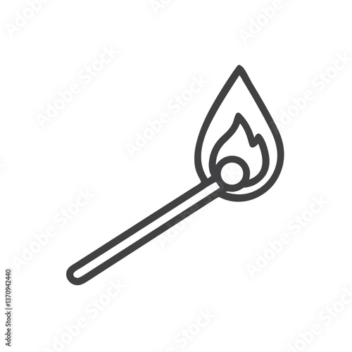 Match icon for dating platforms, love finders, mobile apps, romantic websites, for Dating Apps and Websites, Line Drawing Symbol for Matchmaking Services and Connection Platforms