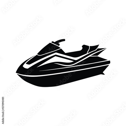 jet-ski silhouette art