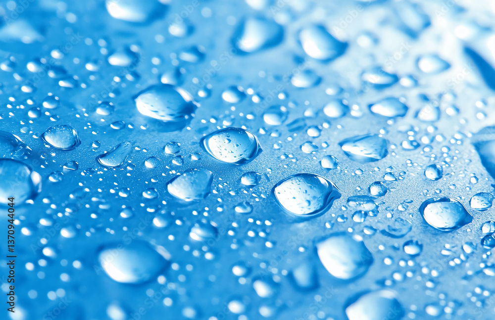 Water drops background close up macro photography condensation surface texture fresh clean blue aesthetic Water drops background close up macro photography condensation surface texture fresh clean blue aesthetic