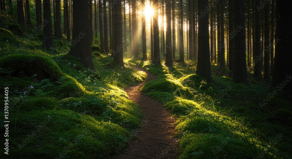 Fototapeta premium morning in the forest