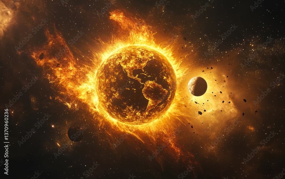 Obraz premium planet in space