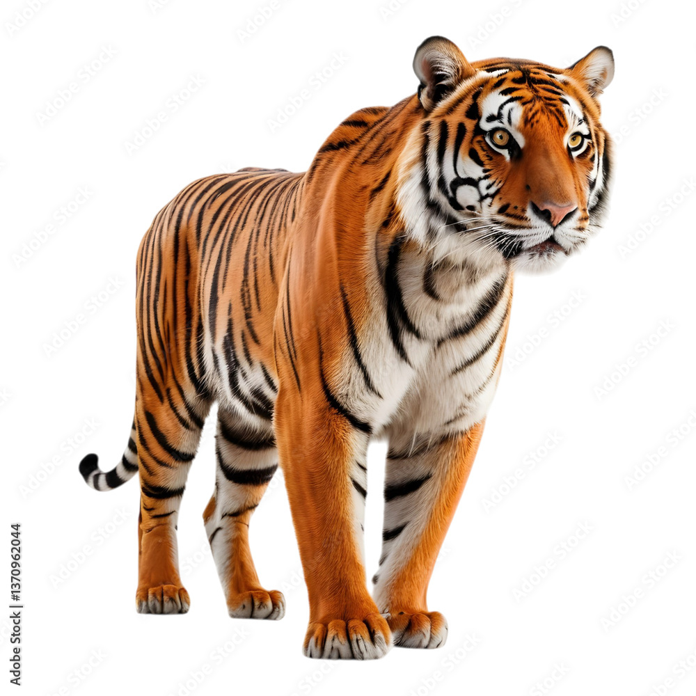 Fototapeta premium Majestic Tiger Standing Proud