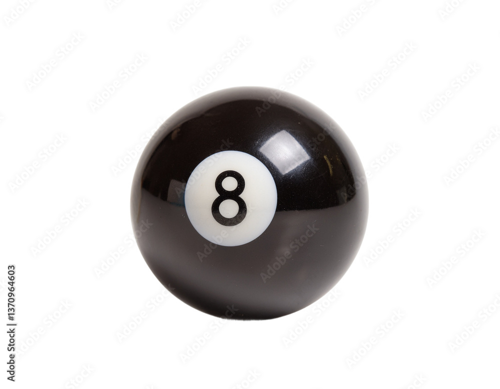 Black 8 Ball Closeup Black 8 Ball Closeup