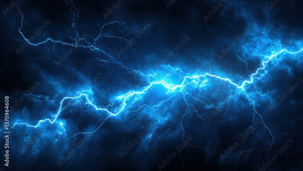 Obraz premium lightning in the night