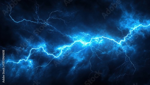 lightning in the night