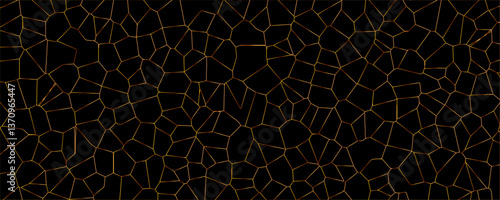 Detailed Organic Mosaic with Intricate Digital Network Dynamics