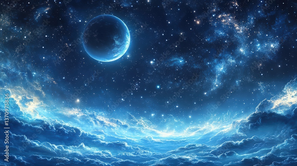 Exploring celestial wonders space digital art cosmic environment dreamlike view new high fidelity planets Exploring celestial wonders space digital art cosmic environment dreamlike view new high fidelity planets