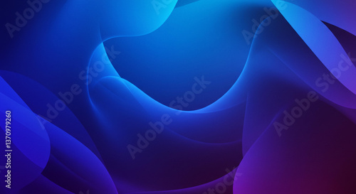 Wallpaper Mural Abstract Blue and Purple Wave Background Dynamic Fluid Design for Digital Art Websites and Torontodigital.ca