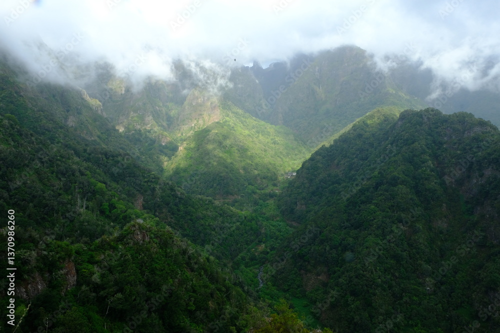 Fototapeta premium morning in the mountains