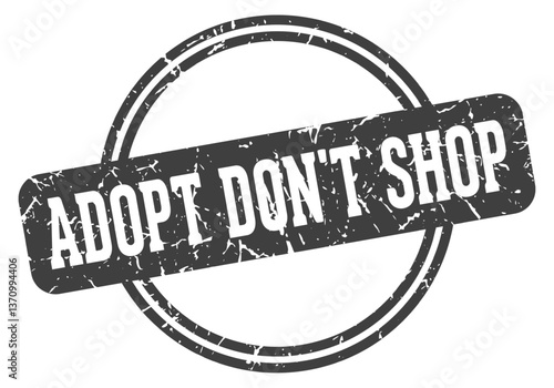 adopt don't shop stamp