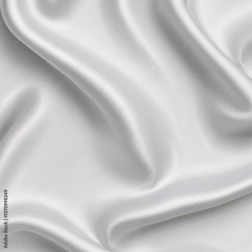 Fototapeta premium Smooth White Silk