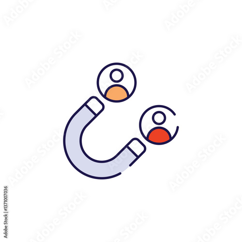 Attraction icon design with white background stock illustration