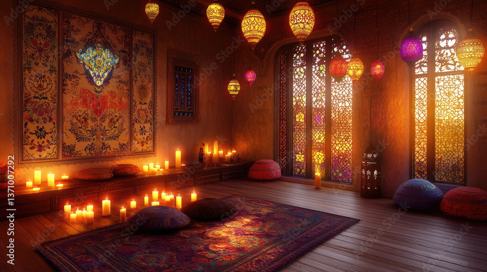 Obraz premium interior of the church of the holy sepulchre