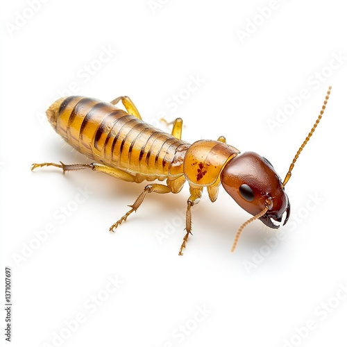 Photo of Nasutitermes Termite isolated on white background