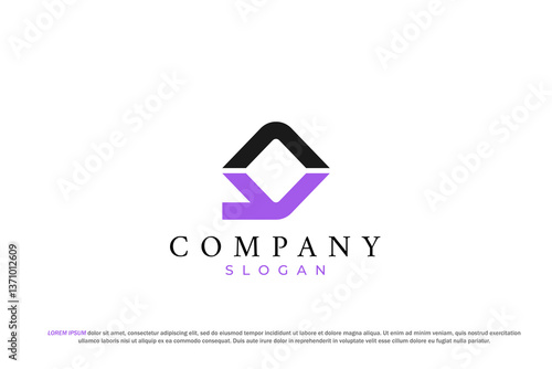 Free Download letter ay or vy abstract business modern minimalist logo - GFXLoad