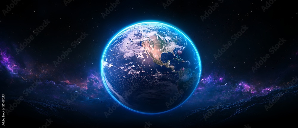 Obraz premium Earth from Space (3)