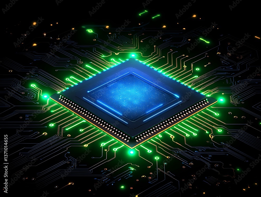 CPU Circuit Board Glow (1) CPU Circuit Board Glow (1)