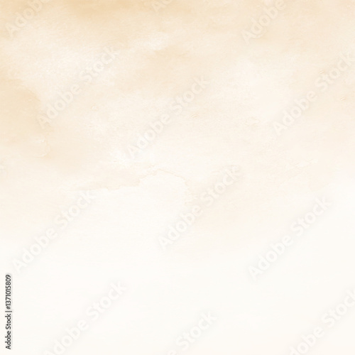 Beige watercolor paper texture background