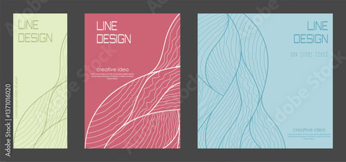 A pattern of wavy lines. Luxurious abstract background. Interior design, wallpaper, textures, textiles. The option of packaging, banners and creative design ideas