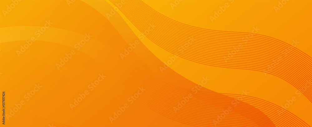 Abstract Orange Background with Smooth Gradient and Flowing Wave Pattern Abstract Orange Background with Smooth Gradient and Flowing Wave Pattern