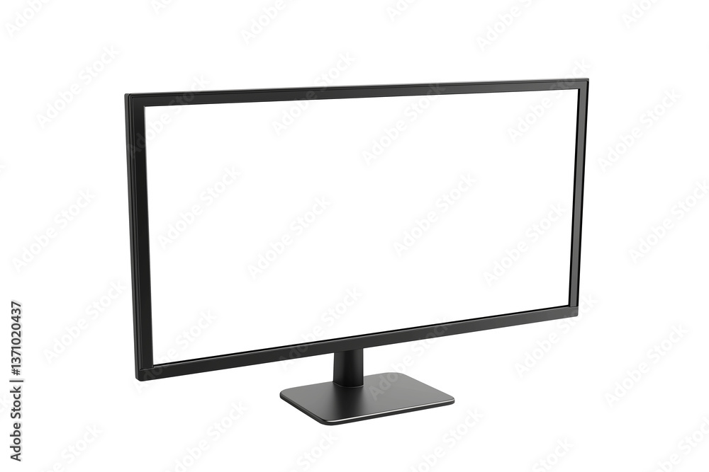 Blank screen monitor mockup. Transparent background, PNG file. Blank screen monitor mockup. Transparent background, PNG file.