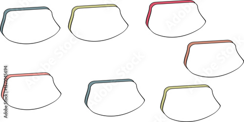 The volumetric text set template is a stylish three-dimensional frame or background with a dedicated area for writing text, decorated with decorative elements, shadows and light effects that create th