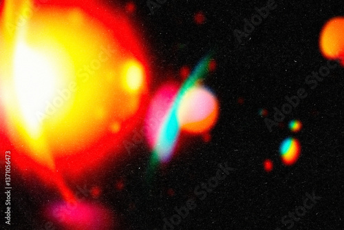 Noisy Light Leak Overlay
