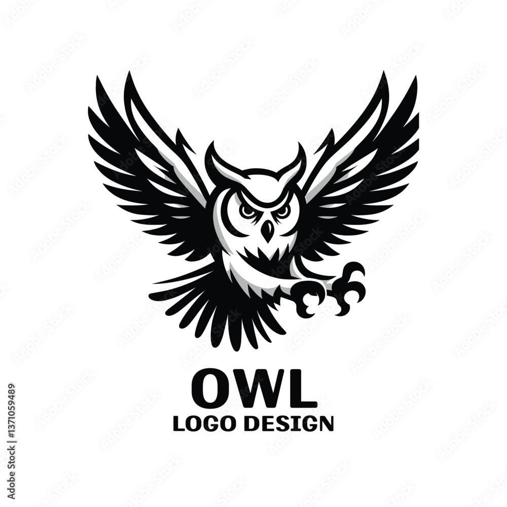 Obraz premium Owl Vector Logo Design