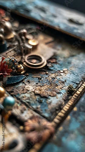 Wallpaper Mural Detailed close-up of a decorated antique box Torontodigital.ca