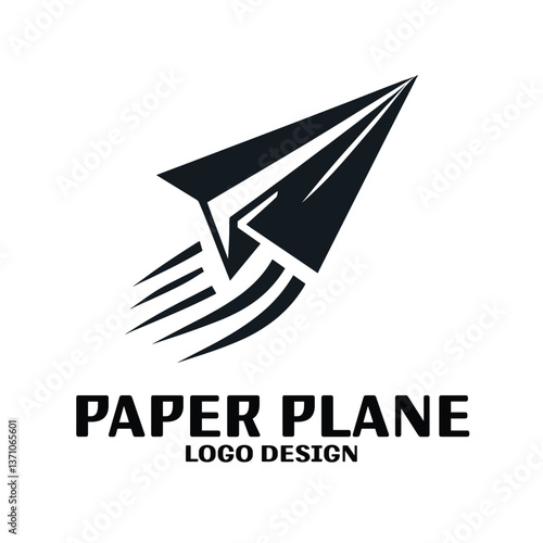 Paper Plane Vector Logo Design