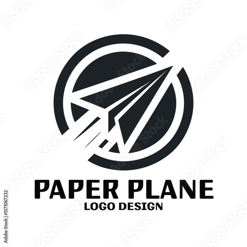 Paper Plane Vector Logo Design