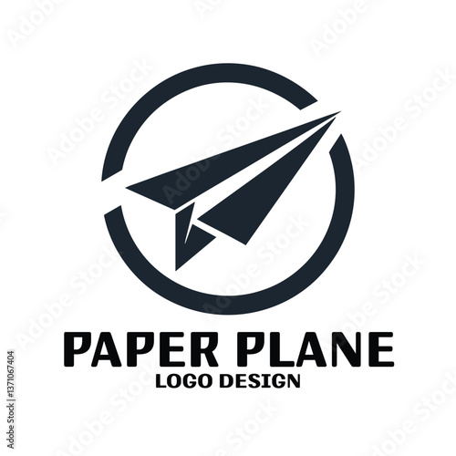 Paper Plane Vector Logo Design