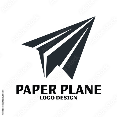 Paper Plane Vector Logo Design
