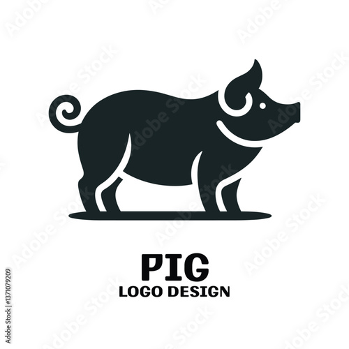 Pig Vector Logo Design