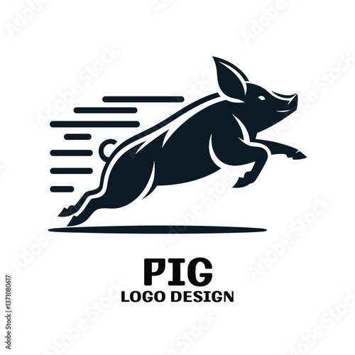 Pig Vector Logo Design