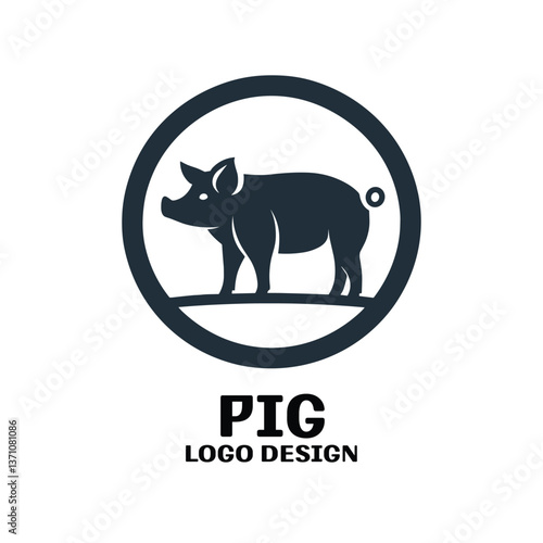 Pig Vector Logo Design