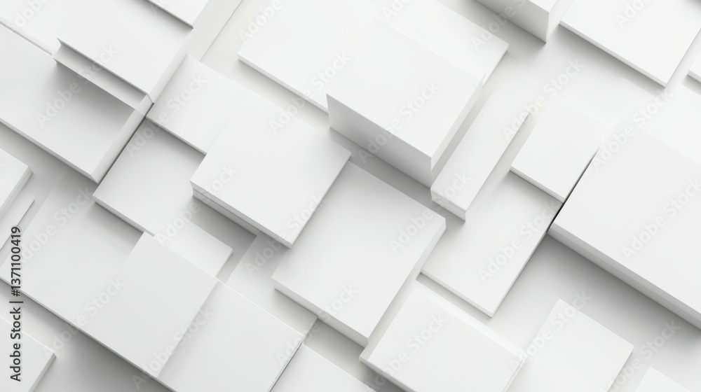Modern white and light grey square overlapped pattern on background with shadow. white background. Minimal geometric white light background abstract design. Elegant white and grey Background Modern white and light grey square overlapped pattern on background with shadow. white background. Minimal geometric white light background abstract design. Elegant white and grey Background