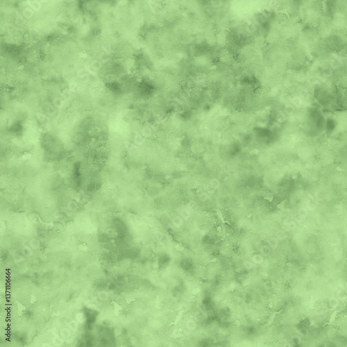Green watercolor seamless texture background