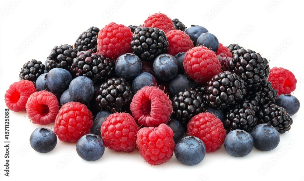 A Delicious Pile of Mixed Berries A Delicious Pile of Mixed Berries