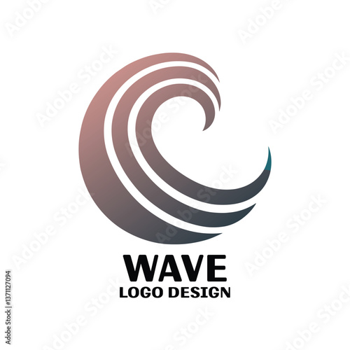 Wave Vector Logo Design
