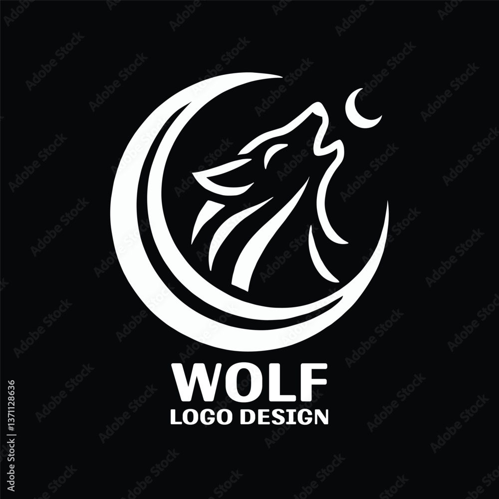 Wolf Vector Logo Design Wolf Vector Logo Design