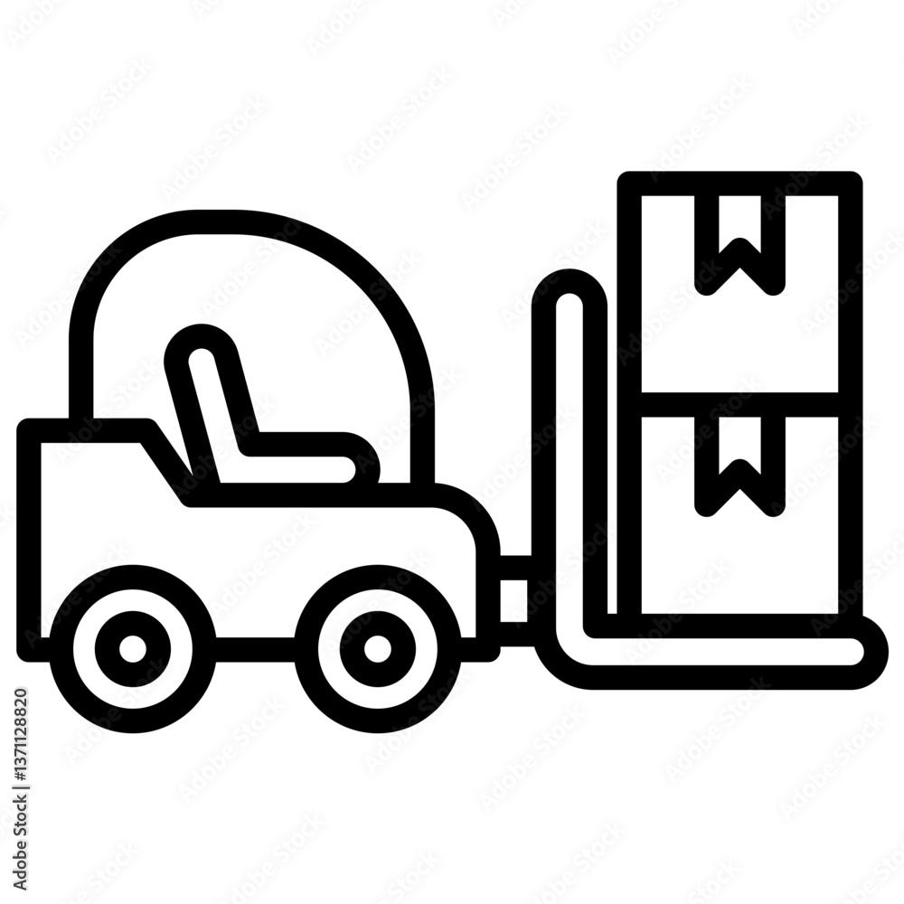 Forklift Icon Forklift Icon