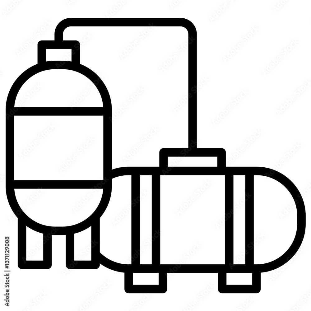 Obraz premium Tank Icon