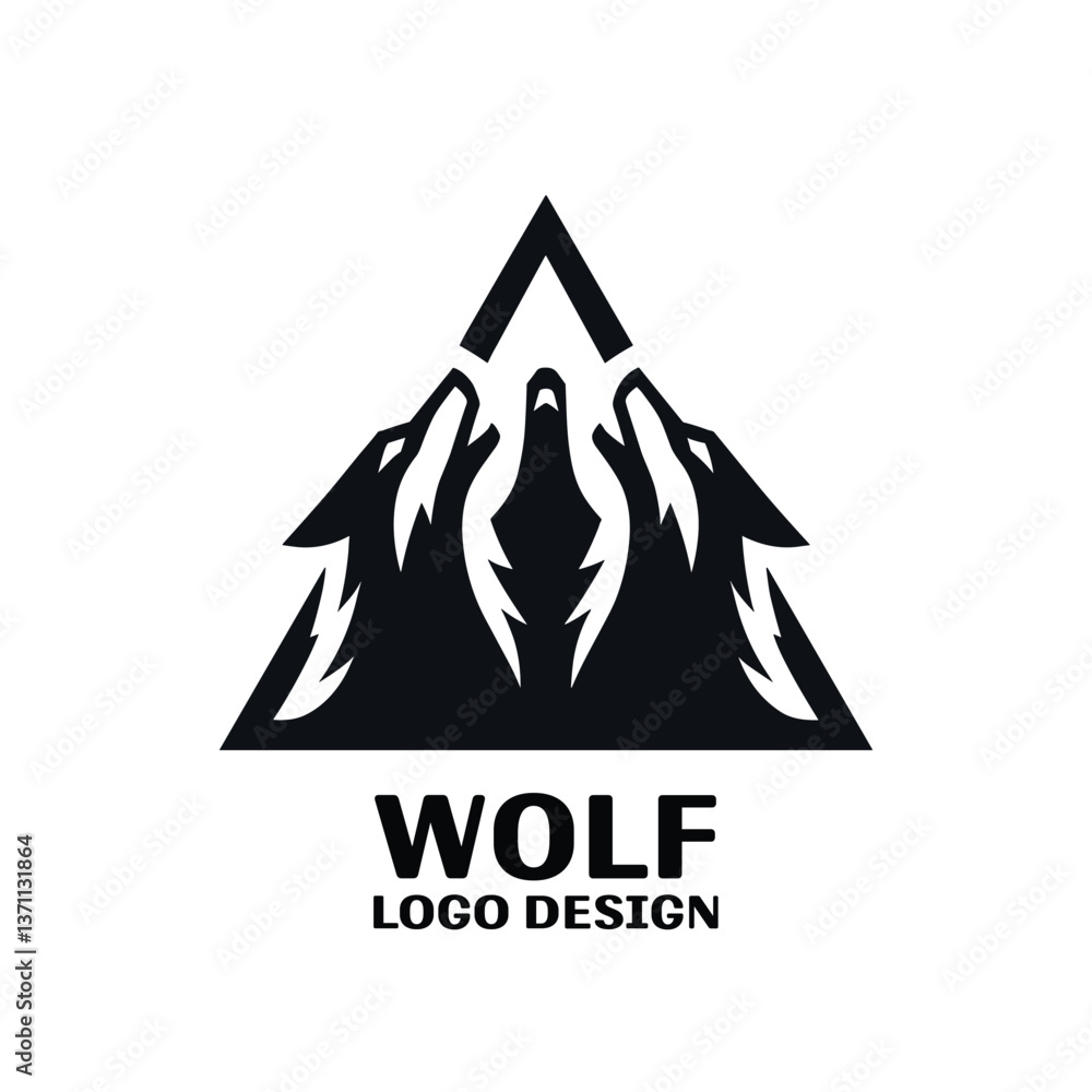 Fototapeta premium Wolf Vector Logo Design