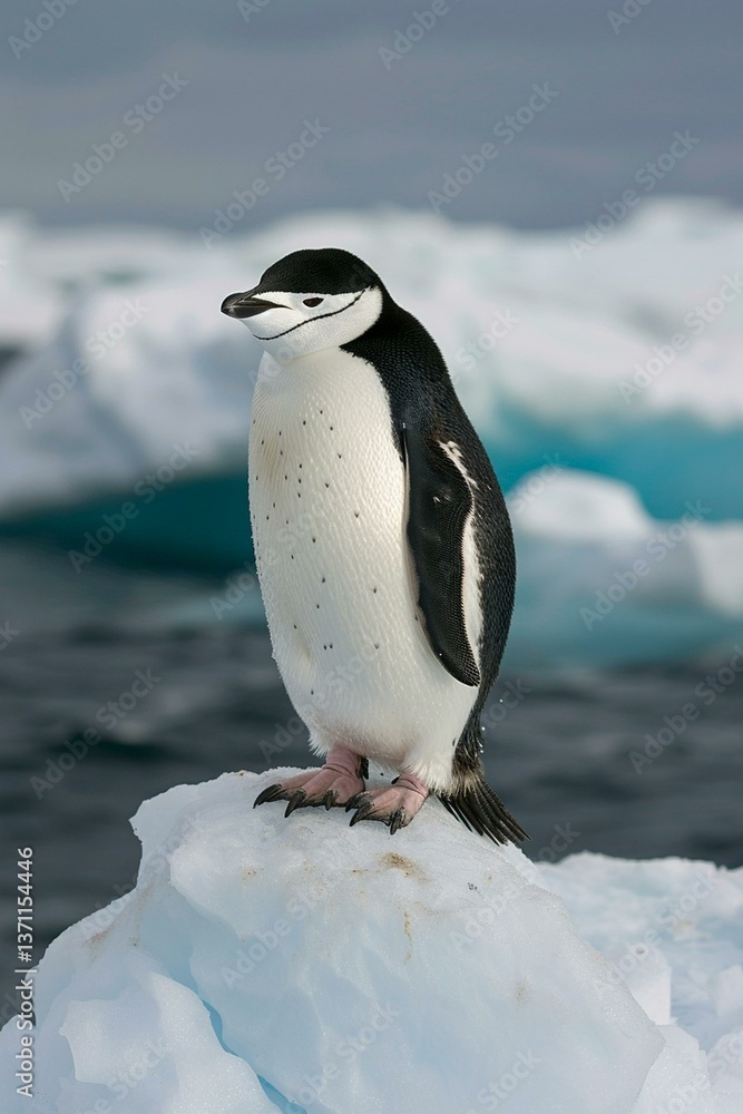 Fototapeta premium penguin in antarctica