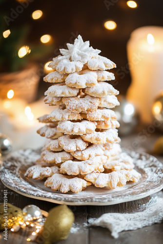 Scandinavian celebration, wreath cake
