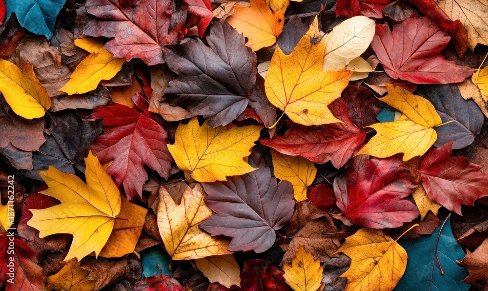 A vibrant display of autumn's colorful maple leaves creates a stunning seasonal backdrop. A vibrant display of autumn's colorful maple leaves creates a stunning seasonal backdrop.
