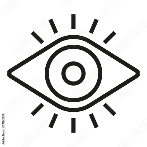 vision vector icon